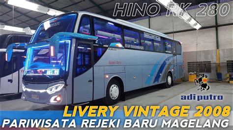 Kembali Nya Livery Vintage Bus Mhd Dengan Variasi Lampu Selendang