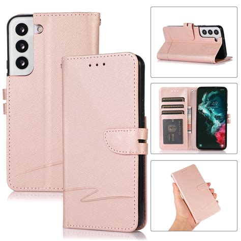 Dteck For Samsung Galaxy S22 Plus Wallet Case Protective Pu Leather