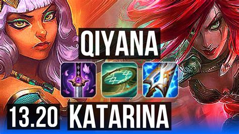 QIYANA Vs KATA MID 900 Games 8 2 7 Dominating NA Master 13