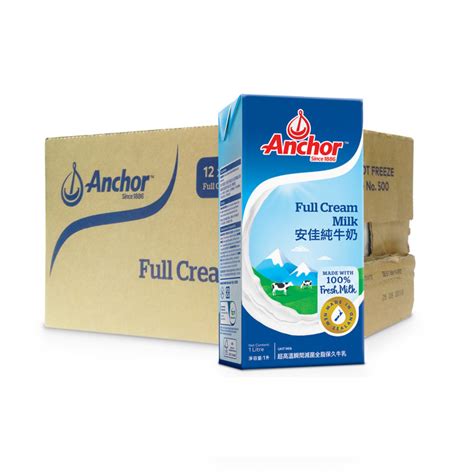 Anchor Full Cream Uht Milk Case