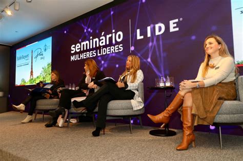 Seminário Mulheres Líderes Cíntia Chagas LIDE Grupo de Líderes