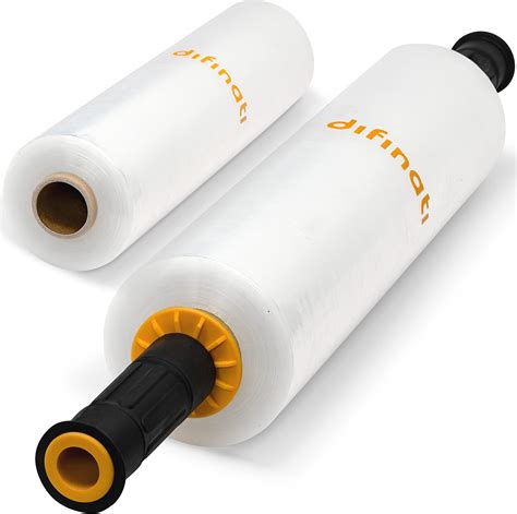 Difinati 2 Pk Moving Wrapping Plastic Roll 15 Inch X