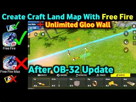 Ob Update New Craftland Map In Free Fire Youtube