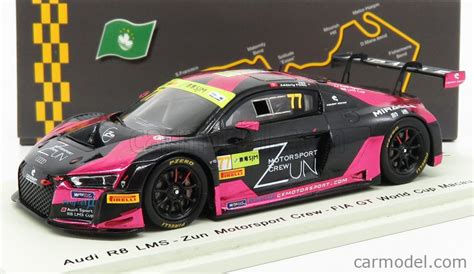 Spark Model Sa Scale Audi R Lms Team Zun Motorsport Crew N