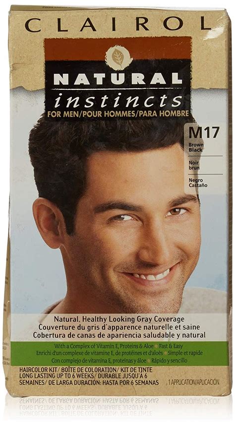 Clairol Natural Instincts Semi Permanent Hair Dye For Men M17 Brown