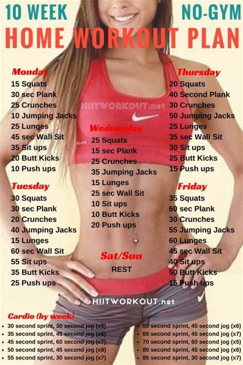 6 Day Muscle Building Workout Plan For Beginners Female At Home For Gym