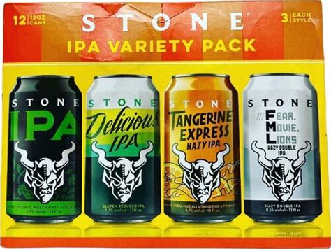 Stone Ipa Beer Variety Pack 12oz Tanczos Beverages