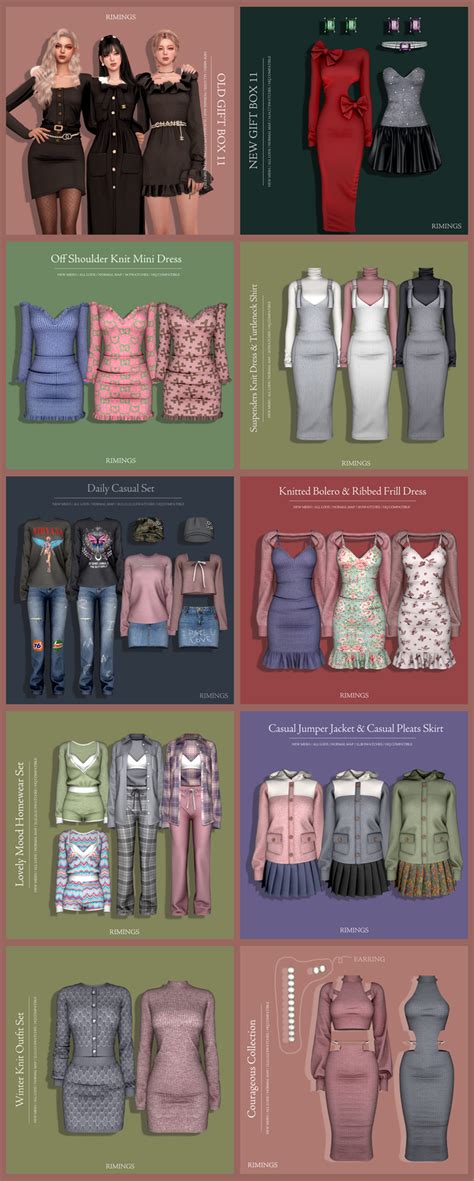 Get More From RIMINGS On Patreon In 2024 Sims 4 Clothing Sims 4 Mods