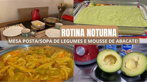 MINHA ROTINA NOTURNA Fiz Sopa De Legumes Calabresa E Para A