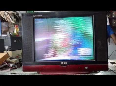 how to repair crt tv in sink or video problem টভর ছবত কটকট দগ