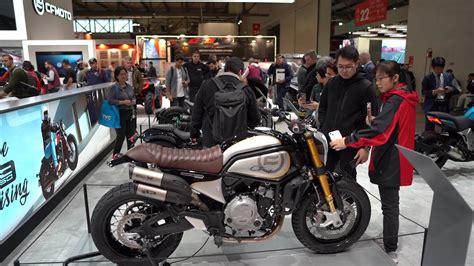 The Cfmoto Motorcycles In Eicma Italy Youtube