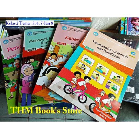 Jual Paket Buku Tematik SD Kelas 2 Tema 5 6 7 8 K13 Edisi Revisi 2017