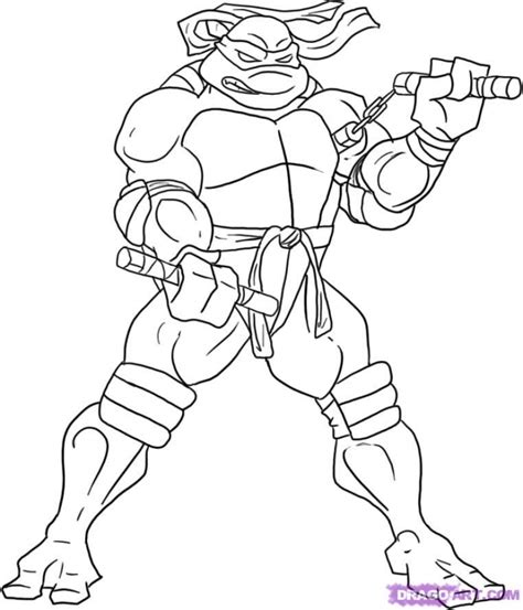 Teenage Mutant Ninja Turtles Coloring Pages Free Coloring Pages