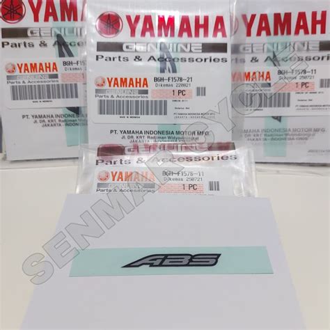 B6h Abs Sticker Emblem Nmax V2 Sold Per Piece Shopee Philippines