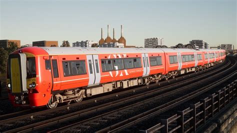 Gatwick Express From London Victoria In The Class 387 On The Brighton Main Line Train Sim