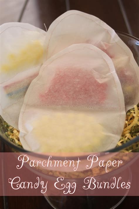 Embellish Free Printable And Tutorial Parchment Paper Candy Egg Bundles