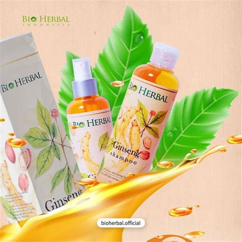 Jual Bio Herbal Gingseng Shampoo Hair Tonic Bpom Shopee Indonesia