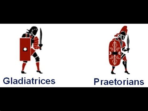 Total War Rome Ii Vs Gladiatrices Vs Praetorians Youtube