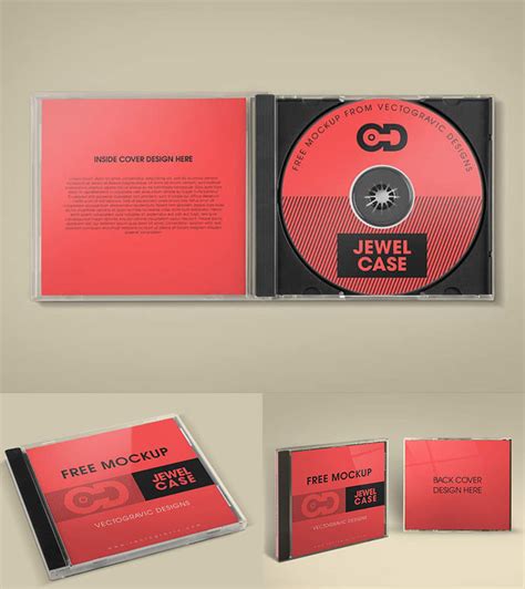 cd jewel case mockup mockuptree