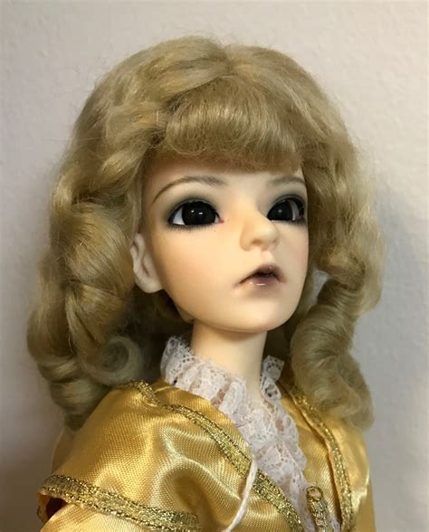 Jenny Wig Mohair Dark Blonde Size Doll Peddlar