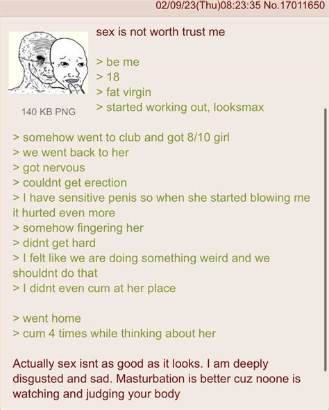 Anon Doesnt Like Sex R Greentext Greentext Stories Know Your Meme