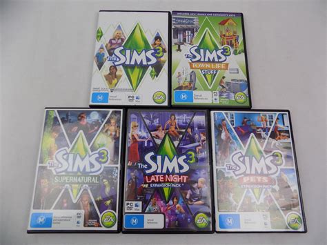 The Sims 3 Pc Bundle Base Game 4 Expansionsstuff Packs 3 Starboard Games