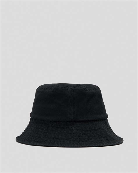 Shop Billabong Girls Good Vibes Sunday Bucket Hat In Black Fast