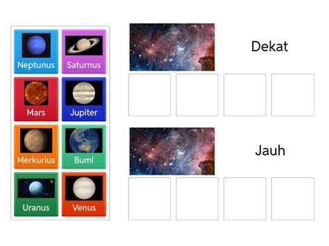 urutkan nama nama planet berikut    dekat hingga