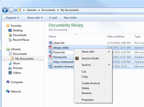 ‘send To Kindle For Easy Transfer Of Pc Documents And Images E