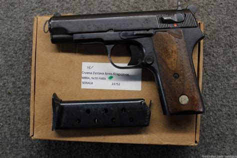 Rare Yugoslavian Zastava M88 Military 9mm Tokarev Tt 33 Pistol Wwood