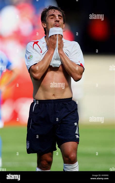 Gary Neville England Manchester United Fc World Cup Frankfurt Germany