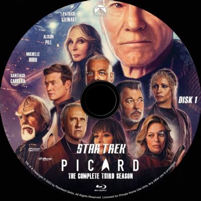 CoverCity DVD Covers Labels Star Trek Picard Season 3 Disk 1