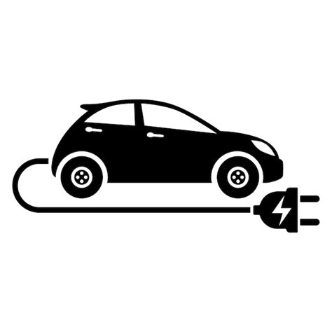 Premium Vector Electric Car Icon Vector Design Template