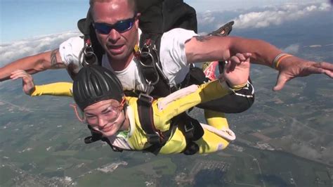 Kelly Goes Skydiving At Chambersburg Skydiving Center In Chambersburg