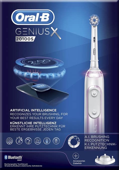 Oral B Genius X 20100S Roze Elektrische Tandenborstel Bol