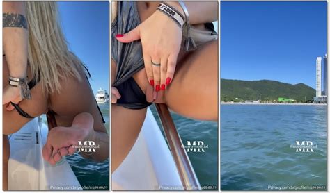 Mari Reis Showing Her Pussy In Public On The Boat Cnn Amador