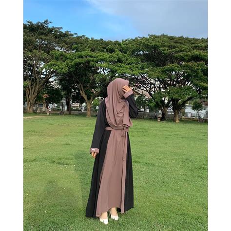 Jual Promo Big Sale Best Seller Dress Hitam Dress Polos Murah Gamis