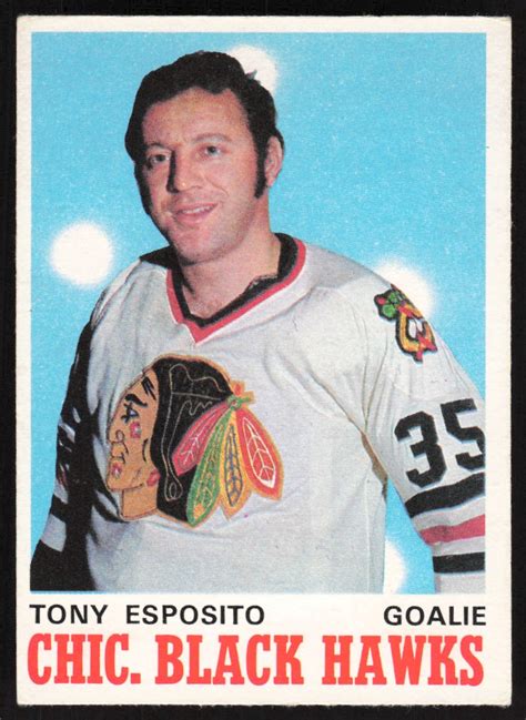 Opc O Pee Chee Ex Tony Esposito On Kronozio