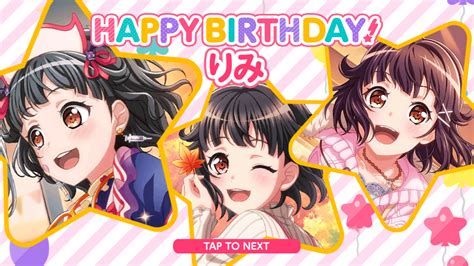 Happy Birthday Chocorone 🎂 Feed Community Bandori Party Bang