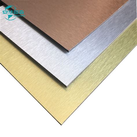 ISO14001 Brushed ACP Fire Retardant Aluminium Composite Panel For