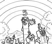 Coloriage Numberblocks Gratuit Imprimer