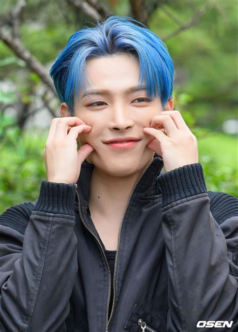 Hongjoong In Kim Hongjoong Blue Hair Kim