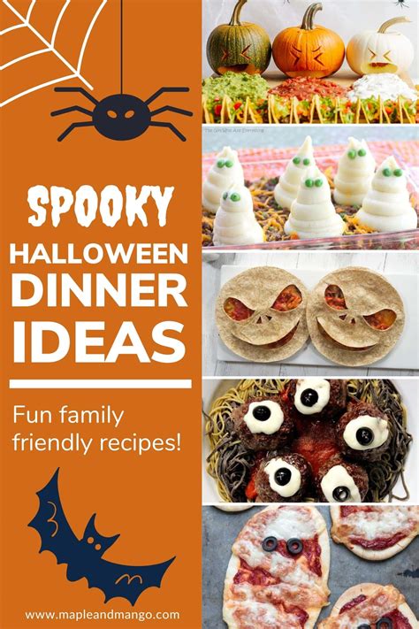 Halloween Dinner Ideas Fun Spooky Main Dish Recipes Maple Mango