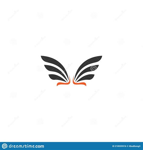 Wing Logo Icon Symbol Design Template Vector Stock Vector