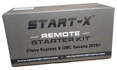 Arranque Remoto Start X Para Chevrolet Express Y Gmc Savana Meses Sin