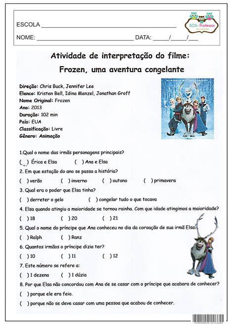 Atividades Sobre O Filme Extraordinário Para 4 Ano LIBRAIN