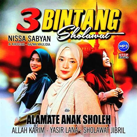 KASET CD MP3 LAGU RELIGI SHOLAWAT 3 BINTANG TERBARU KASET CD MUSIK