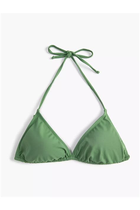 KOTON Basic Halter Triangle Bikini Top Buy KOTON Online ZALORA Hong Kong