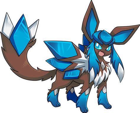 Pokemon Shiny Mega Glaceon Gemstone Pokedex Evolution Moves