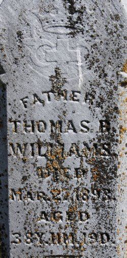 Thomas Benton Williams 1854 1893 Mémorial Find A Grave